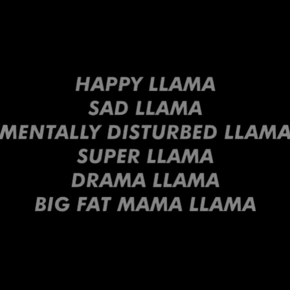 TWAIMZ HAPPY LLAMA LYRICS SHIRT - Picture 3 of 6